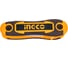 Набор шестигранников с шаром 2-8 мм INGCO INDUSTRIAL HHK14082 2