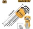 Набор шестигранников INGCO HEX Long 1,5-10мм. INDUSTRIAL HHK11091 2