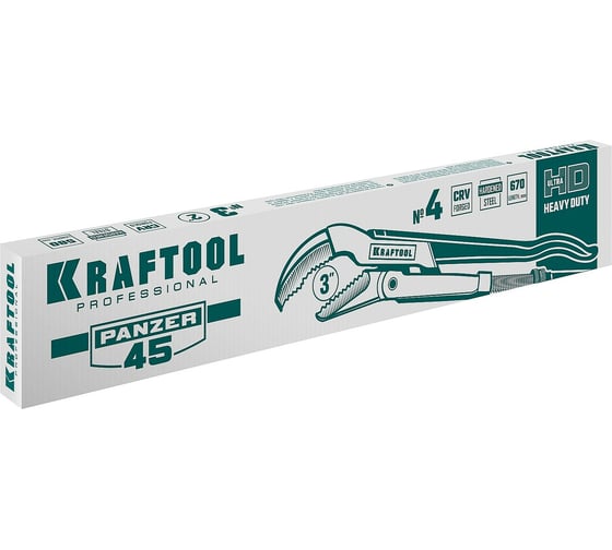 Трубный ключ KRAFTOOL Panzer-45, №4, изогнутые губки 2735-30_z02