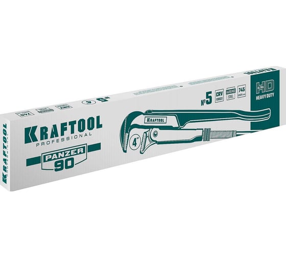 Трубный ключ KRAFTOOL Panzer-90, №5, прямые губки 2734-40_z02