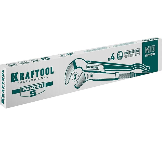 Трубный ключ KRAFTOOL Panzer-S, №4, изогнутые губки 2733-30_z02