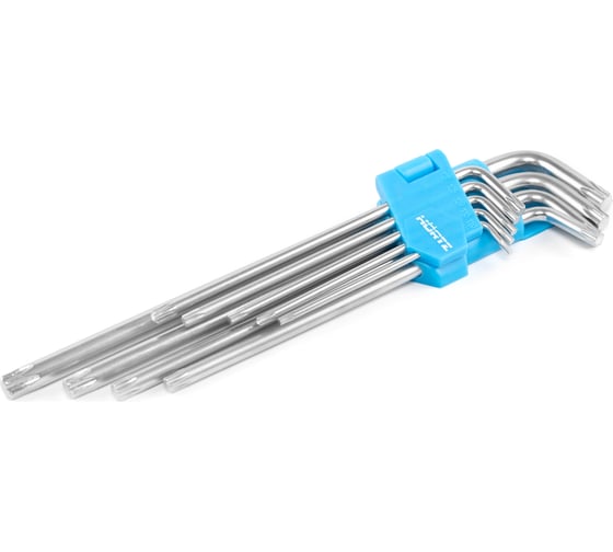 Набор ключей шестигранных удлиненных HORTZ Torx HOR Т10-Т50 9 шт 1124022 1