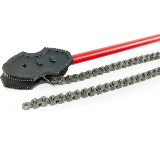 Двухсторонний цепной трубный ключ REDLI  усиленный Chain Tong 16", R70248