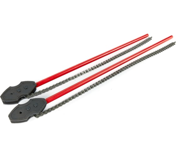 Двухсторонний цепной трубный ключ REDLI  усиленный Chain Tong 16", R70248
