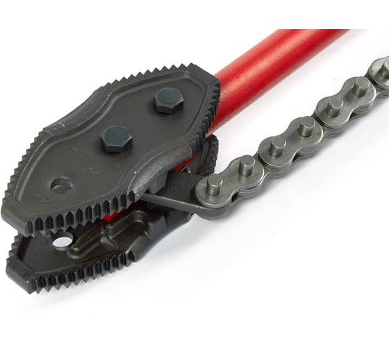 Двухсторонний цепной трубный ключ REDLI  усиленный Chain Tong 4", R70244