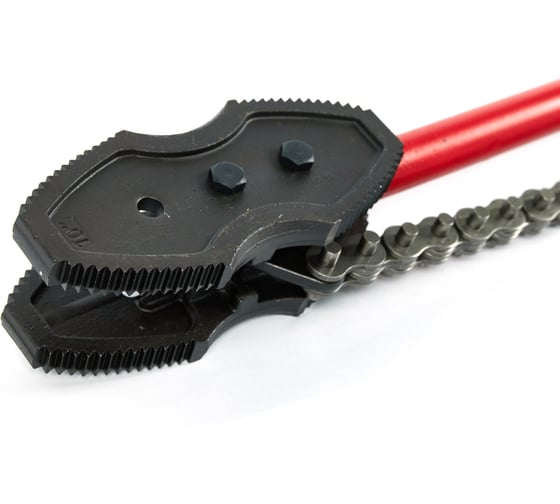 Двухсторонний цепной трубный ключ REDLI  усиленный Chain Tong 10", R70250