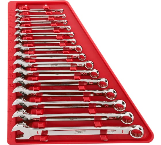 Набор дюймовых ключей Milwaukee MAXBITE 15 шт 48229415 1