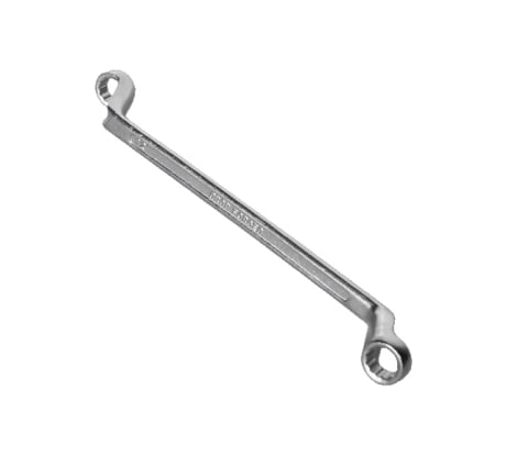 Гаечный ключ Ремоколор двухсторонний накидной Cr-v, матовая полировка, 12 х 13 мм , 43-3-212