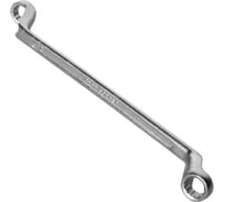 Гаечный ключ Ремоколор двухсторонний накидной Cr-v, матовая полировка, 6 х 7 мм , 43-3-206