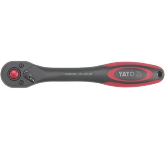Трещотка YATO 3/8", 72 зуб, CrV, 2-х комп рукоятка YT-0291 1