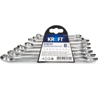 Набор комбинированных ключей KROFT CS 8 предметов 210008
