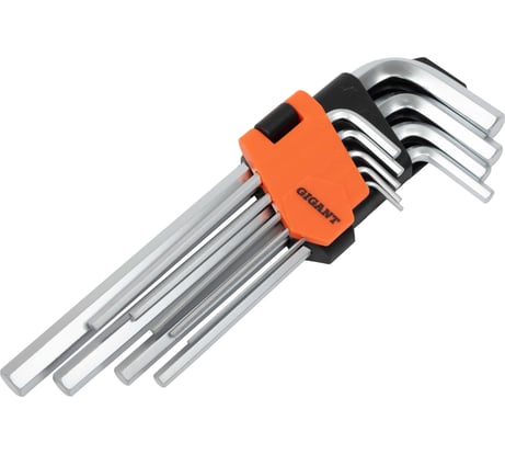 Набор шестигранных дюймовых ключей Gigant 9 шт GKHI-9