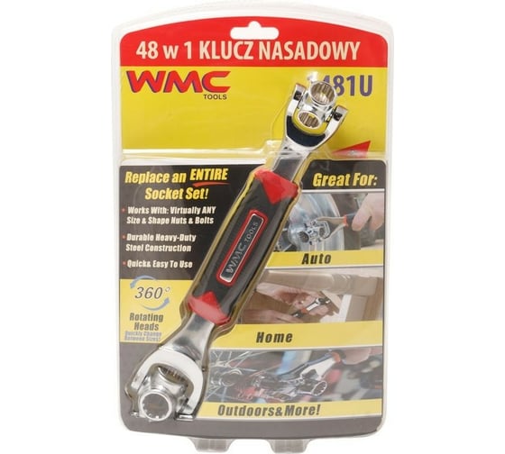 Универсальный гаечный ключ WMC TOOLS в блистере 1481U