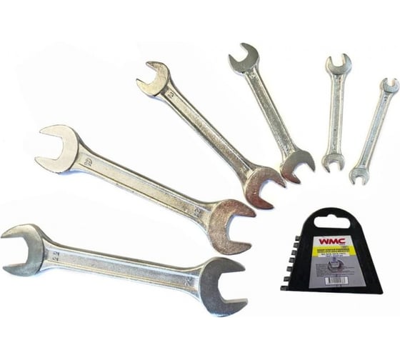 Набор рожковых ключей WMC TOOLS 6пр, в пластиковом держателе 48106 5067
