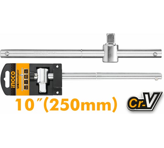 Т-образный вороток INGCO 1/2" 250 мм INDUSTRIAL HSTB12101