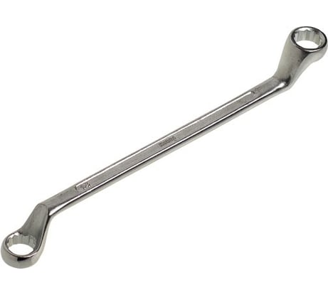 Гаечный двухсторонний ключ РемоКолор накидной, хромированный, 22 х 24 мм , 43-3-922