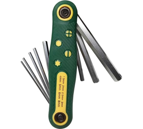 Набор шестигранных ключей WYNNS складной 8шт (1,5-8) W0174A 00000017900