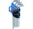 Набор Г-образных ключей HOEGERT TECHNIK TORX, T10-T50, Crv, 9 шт HT1W814 1