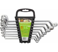 Ключи накидные ISMA набор 8 предметов (6х7, 8х9, 10х11, 12х13, 14х15, 16х17, 18х19, 21х22мм) ISMA-5088MP(58836)