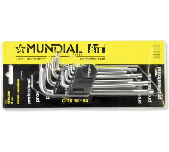 Набор ключей torx MUNDIAL 9 шт. 0366.090