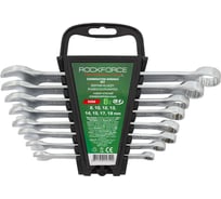 Ключи комбинированные Rockforce набор 8 предметов (8, 10, 12-15, 17, 19 мм) RF-5086(17096)