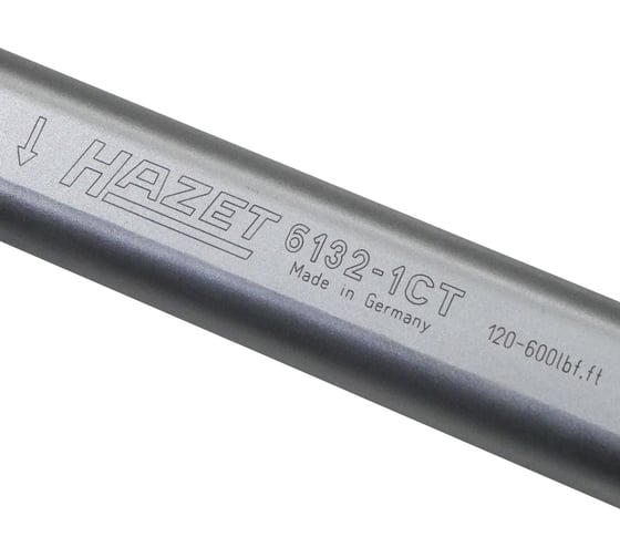 Динамометрический ключ HAZET 120-600 lbf.ft СТАНДАРТ США 6132-1CT