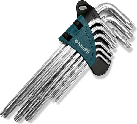 Набор стандартных ключей MKSS Toolbox TORX с отверстием NK1022