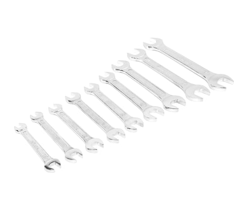 Набор ключей гаечных двусторонних HORTZ 9 шт (8-24) хром 102552