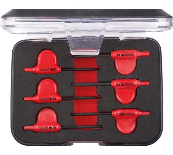 Набор Torx ключей Ceta Form с флажковой ручкой, 6 предметов F37-P06