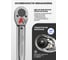 Динамометрический ключ щелчкового типа Forsage Profi 28-210Нм 1/2'', F-1203(49594) 3