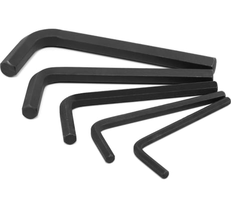 Набор шестигранных ключей SITOMO 5-12 мм, 5 шт. в ПВХ сумке 1141662