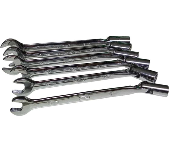 Набор рожковых ключей wynns c торц. головкой 6шт (10-19) W0311/ Tools 00000025484