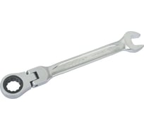 Комбинированный ключ HOEGERT TECHNIK шарнирный, с трещоткой 13 мм, 72T, сталь CrV HT1R053