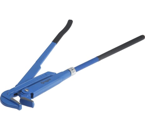 Трубный ключ ТУНДРА рычажный, плоский зажим 90, раскрытие до 90 мм, №4, 3" 1818310