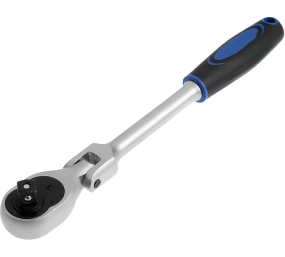 Вороток TUNDRA с трещоткой, квадрат 1/2", поворотная головка, 72 зуба, CrV 1799953