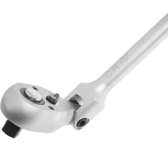 Вороток TUNDRA с трещоткой, квадрат 1/2", поворотная головка, 72 зуба, CrV 1799953