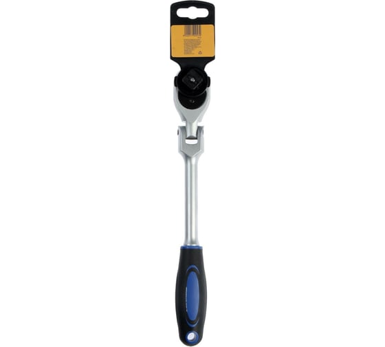 Вороток TUNDRA с трещоткой, квадрат 1/2", поворотная головка, 72 зуба, CrV 1799953