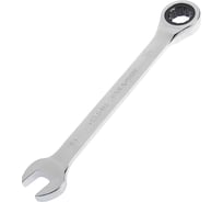 Комбинированный ключ TUNDRA трещоточный, CrV, полированный, 72 зуба, 14 мм 2354084