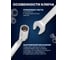 Ключ рожково-торцевой шарнирный Forsage 22мм на пластиковом держателе F-75222(29706) 3