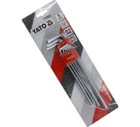 Набор Г-образных ключей YATO 9 ПР C/ШАР-УДЛ HEX1.5-10ММ YT-58823 371458823 092 1