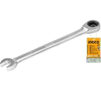 Комбинированный трещоточный ключ INGCO 21 мм HCSPAR211 INDUSTRIAL HCSPAR221