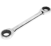 Накидной двусторонний ключ HORTZ 22х24 трещ. хромированный HOR 118861