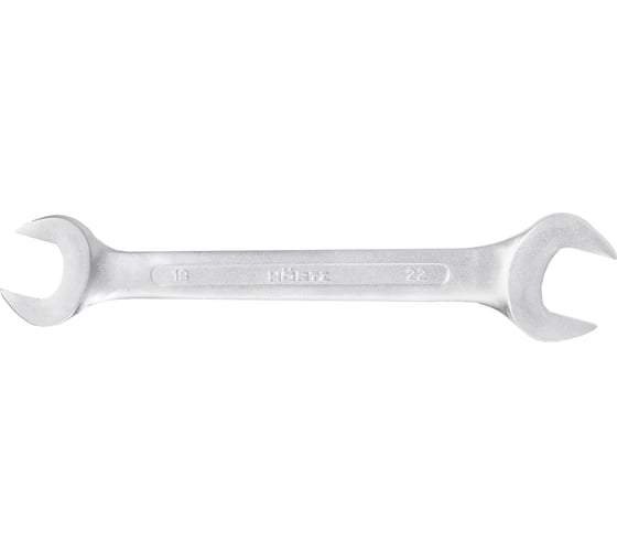 Гаечный двусторонний ключ HORTZ 19х22 сатинированный 115728