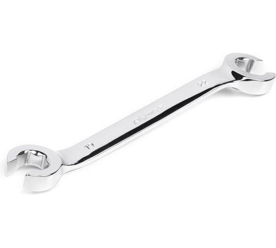 Накидной разрезной двусторонний ключ HORTZ 19х22 хромированный HOR 119693