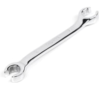 Накидной разрезной двусторонний ключ HORTZ 8х10 хромированный HOR 119687