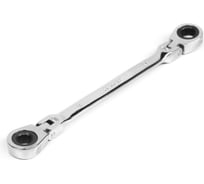 Накидной двусторонний ключ HORTZ 10х12 трещ/шарн. хром HOR 118759