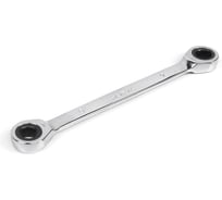 Накидной двусторонний ключ HORTZ 8х 9 трещ. хромированный HOR 118849