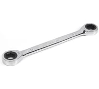 Накидной двусторонний ключ HORTZ 12х13 трещ. хромированный HOR 118852