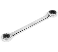 Накидной двусторонний ключ HORTZ 8х10 трещ. хромированный HOR 118850