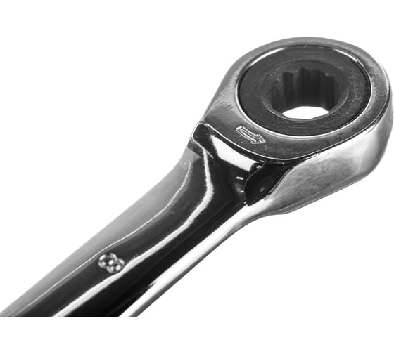Накидной двусторонний ключ HORTZ 8х10 трещ. хромированный HOR 118850